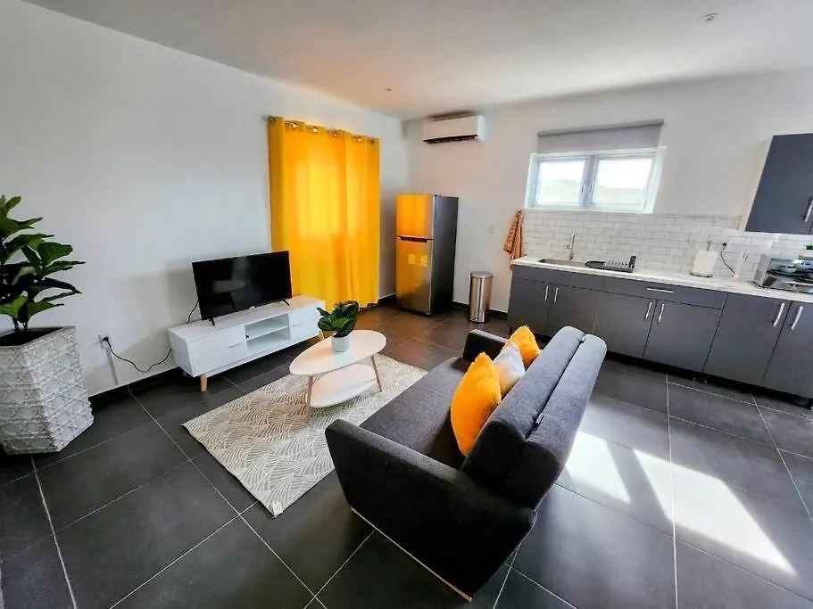 Modern Sunshine Yellow Apartment With Nature Views يلمستاد كوراساو